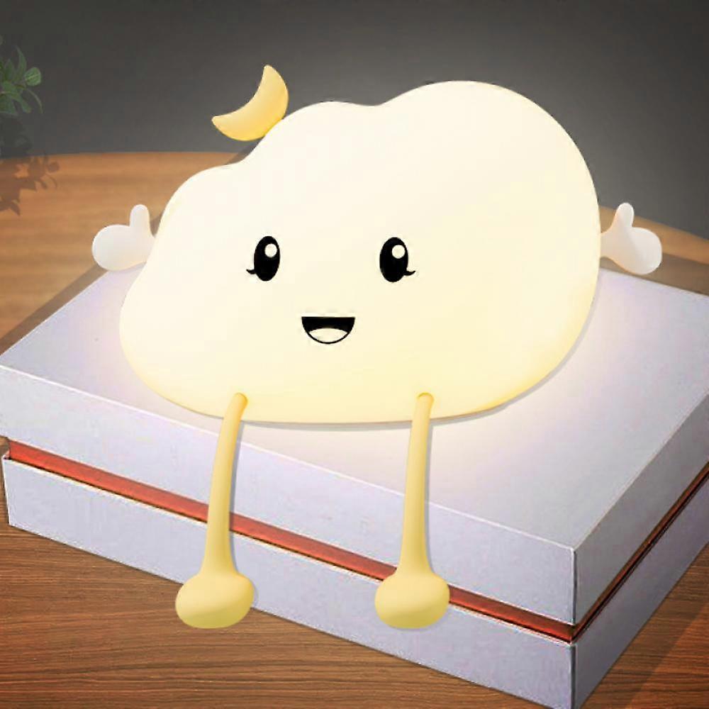 ضوء ليلي لطيف للأطفال ، ضوء ليلي مع ضوء دافئ وقابل للتعتيم ، ضوء الليل للأطفال التحكم في الصنبور ، أضواء ليلية للأطفال الصغار قابلة لإعادة الشحن ، مصباح Kawaii ل