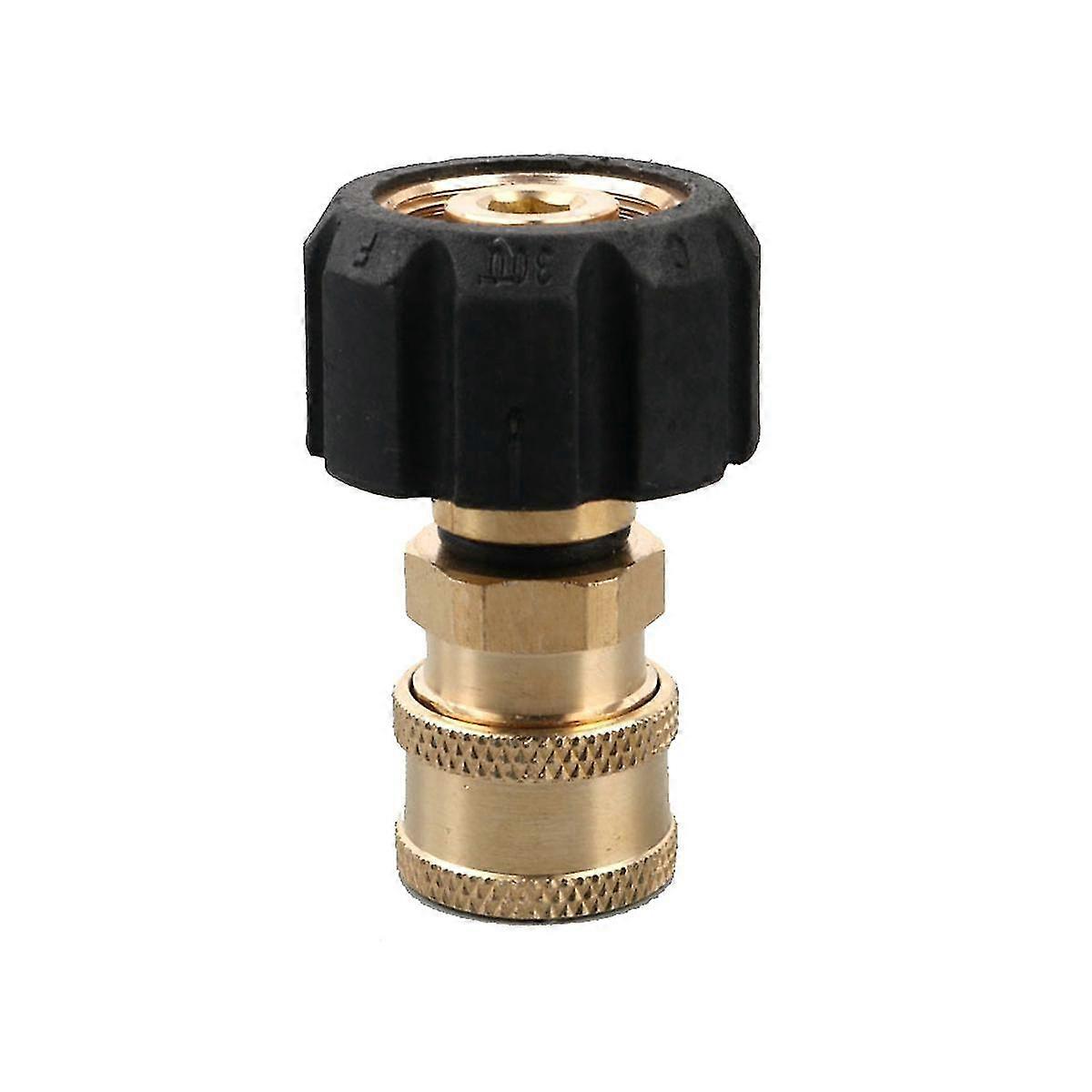 1pc 1/4 To M22 Connector Car Coupling Tube Adapter S