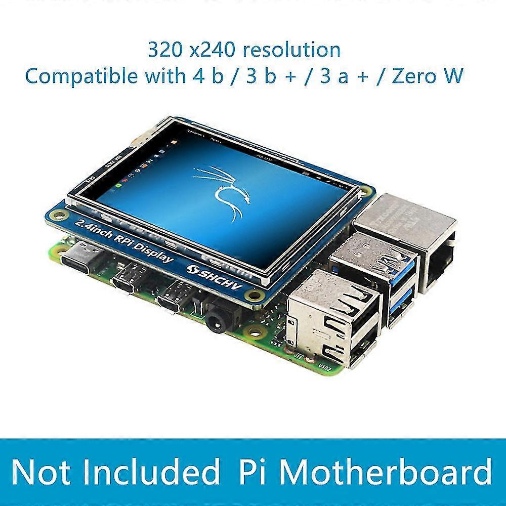 2.4 Inch Touch Screen Display For 4b/3b+/3b/3a+/ Zero W Lcd Touch Screen 320x240 Display For