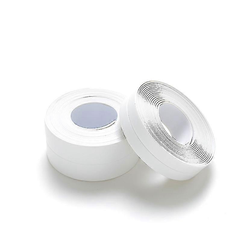 2 Rolls Caulk Strip Tape,self-adhesive Decorative Sealing Tape, Used For Kitchen Sink Bathroom Wall Edge Protector