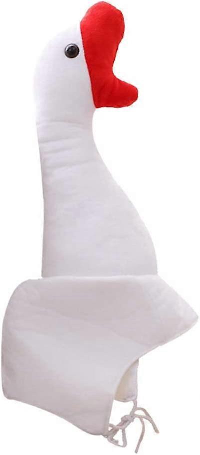 Plush Goose Hat Stuffed (White)