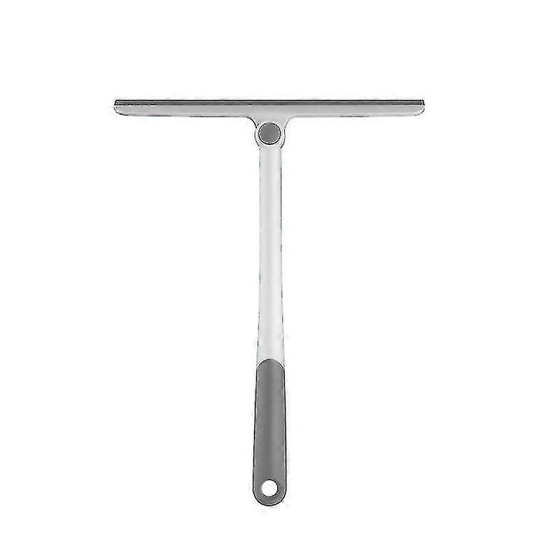 Shower squeegee, 360 rotatable extended handle versatile silicone squeegee with for showegrey1pcs