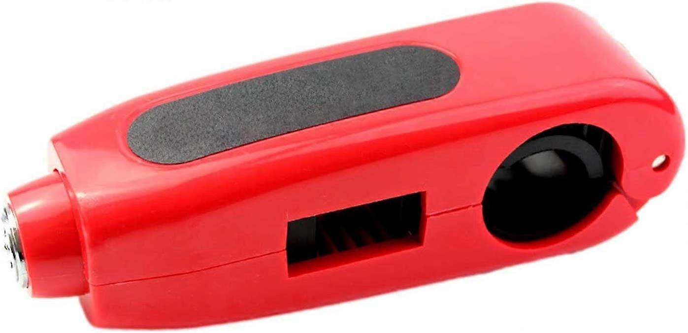 2 st motorcykelbromslås, universalstyrets säkerhetslås, rött