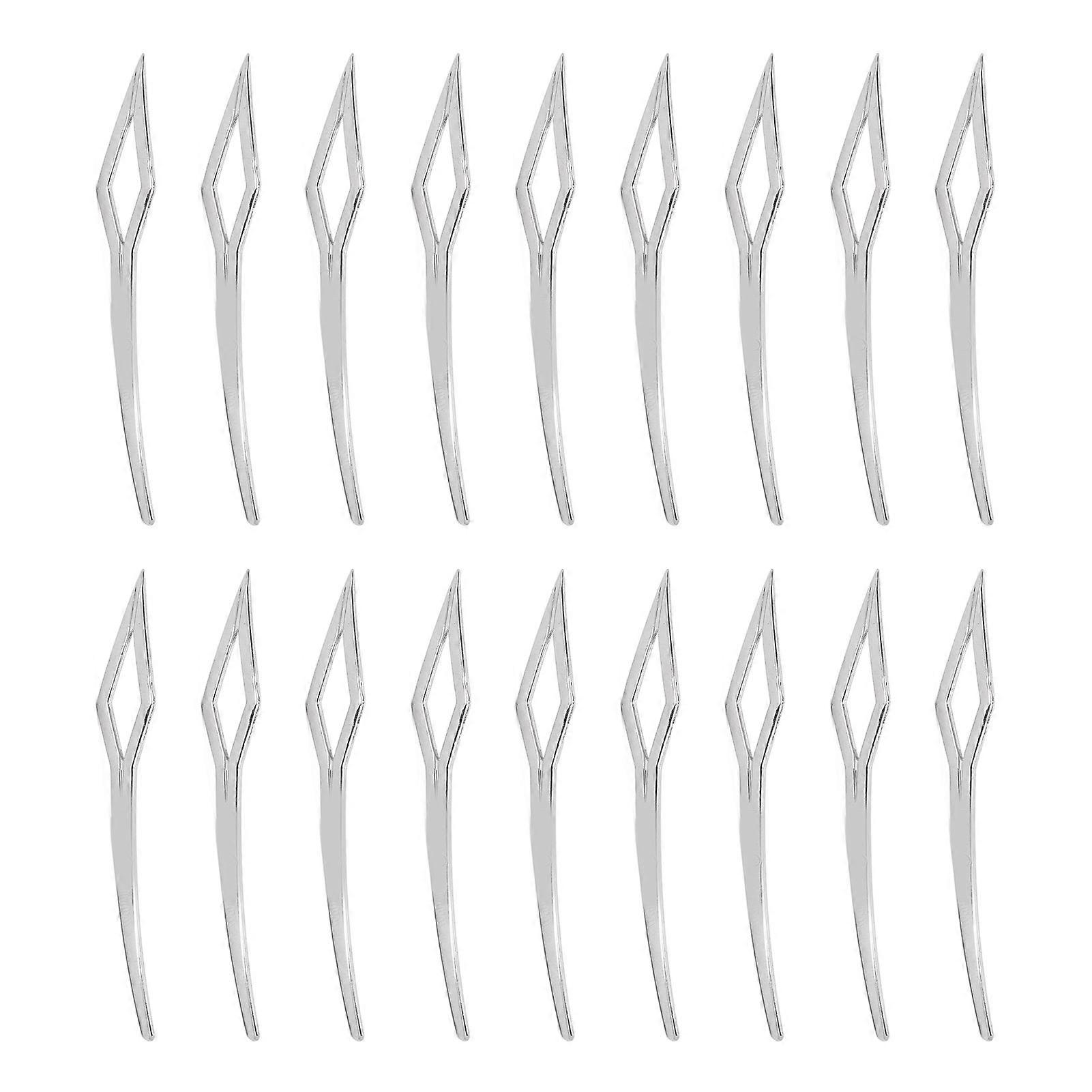 18pcs Rhombic Dreadlocks Interlocking Tool Alloy Dreadlocks Tightening Tool Accessories for Sisterlocks