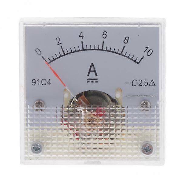 2xDC Ammeter Analog Panel Meter Amp Meter Current Gauge 2.5% 0-10A