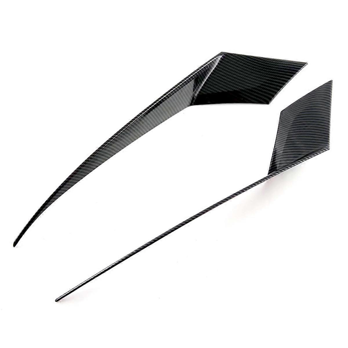 For Accord 2023 2024 11Th Car Headlight Head Light Lamp Eyebrow Cover Moulding Trim Accessorie (ABS