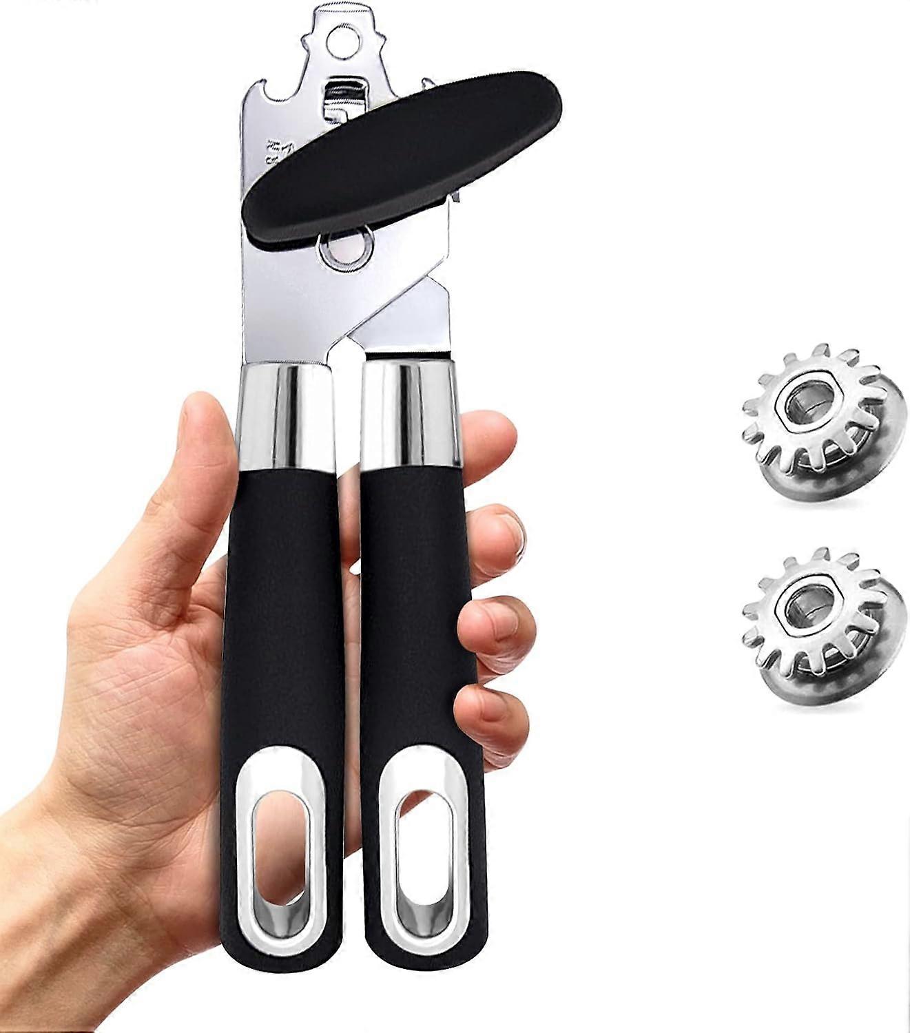 2 Additional Smooth Edge Tin Opener Replacement Blades and Also an Ergonomically Jar Opener Suitable