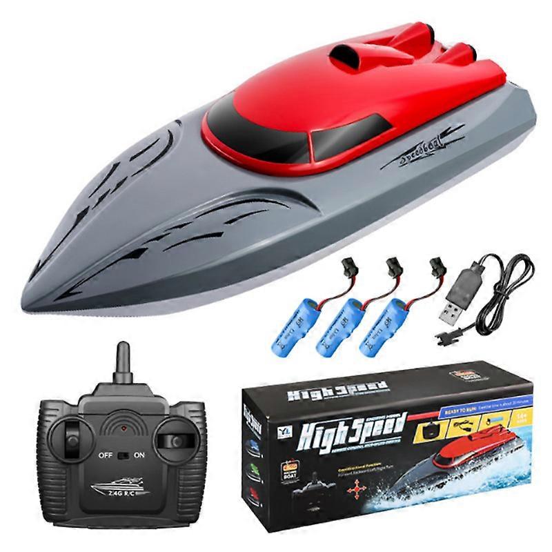 Remote Control Boat for Pools and Lakes, Fast RC Boats for Adults and Kids with 18+ mph Speed, 2.4GHZ Remote Control, and Rechargeable Boat Battery