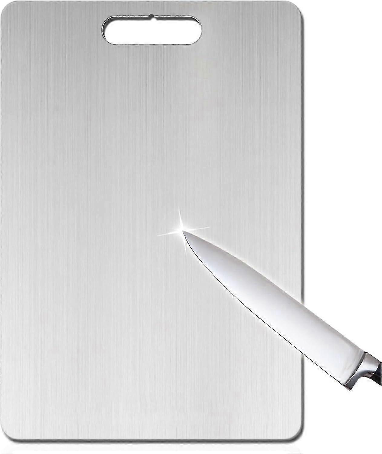 Schneidebrett, Titan Schneidebrett, Schneidebrett, Titan Edelstahl Schneidebrett, Schneidebrett aus Titan Beize