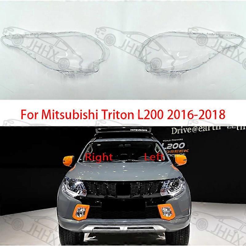 Compatible Triton L200 2016 2017 2018 Front Lighting Transparent Lampshade Headlight Housing Transparent Lampshade