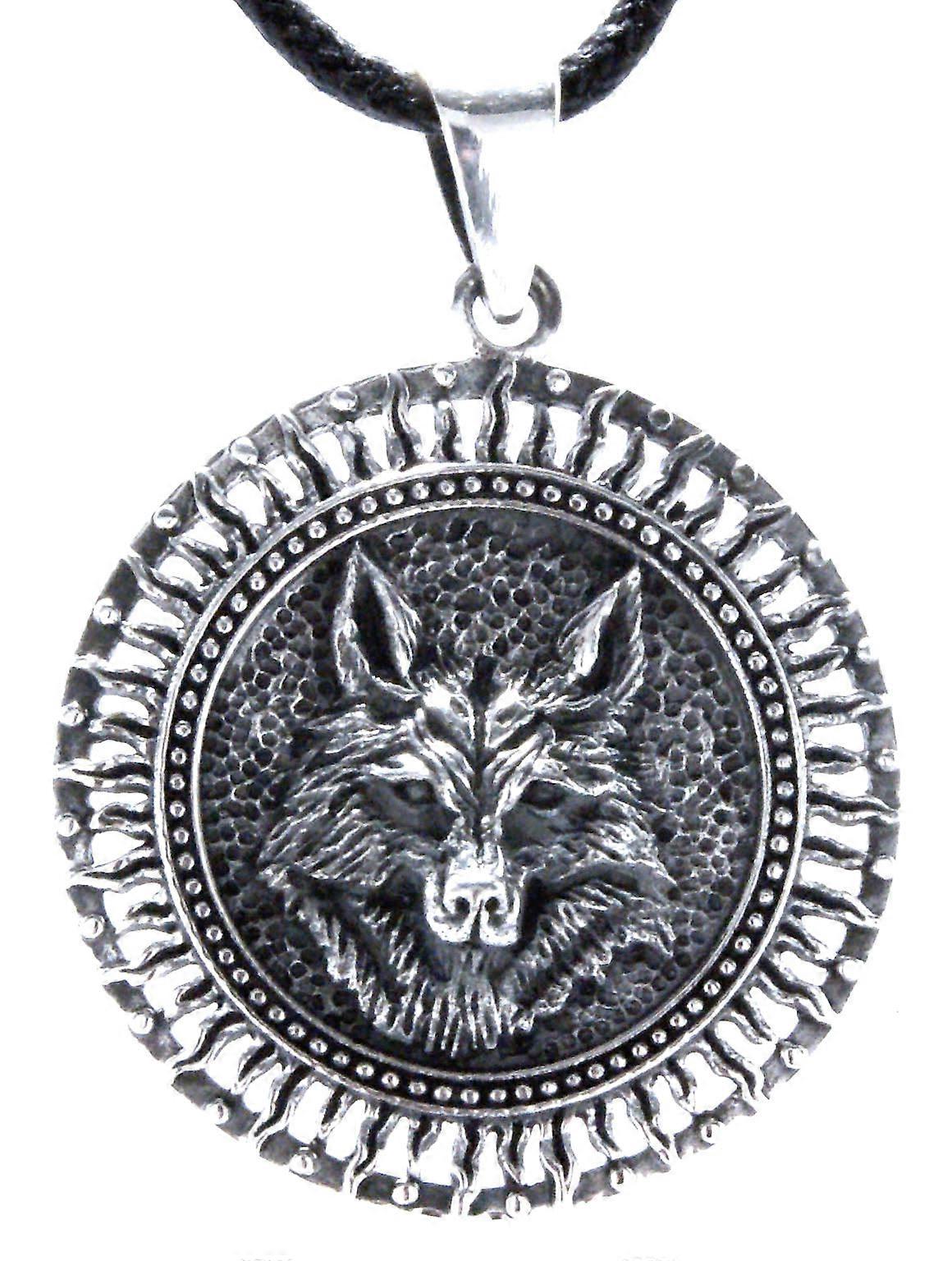 Anhänger 394 Wolfskopf - Silber