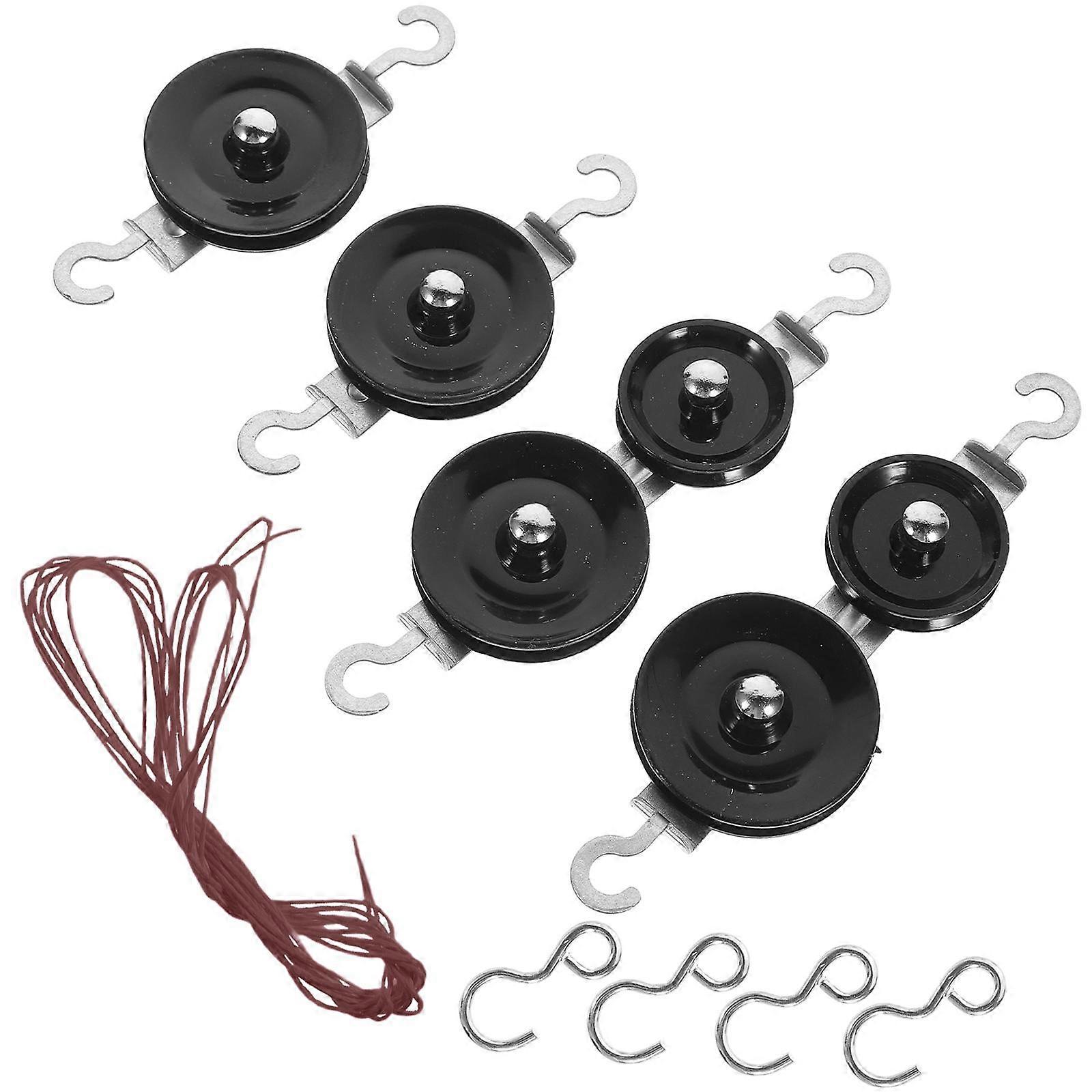 Pulleys Block Physics Experiment Teaching Equipment for Home School Children