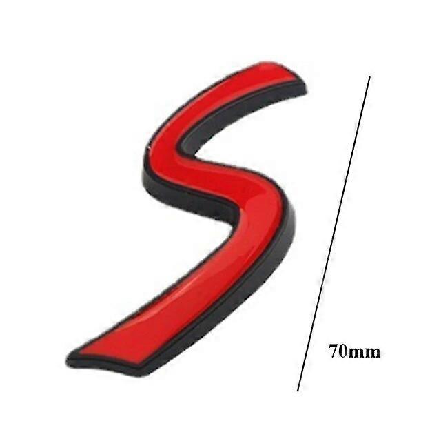 Car Interior 3D ABS Cooper S Logo Letters Car Trunk Emblem Badge Decal For Mini Cooper S R56 R53 R50 F56 R52 F54 F57 R57 Sticker AccessoriesVehicle De