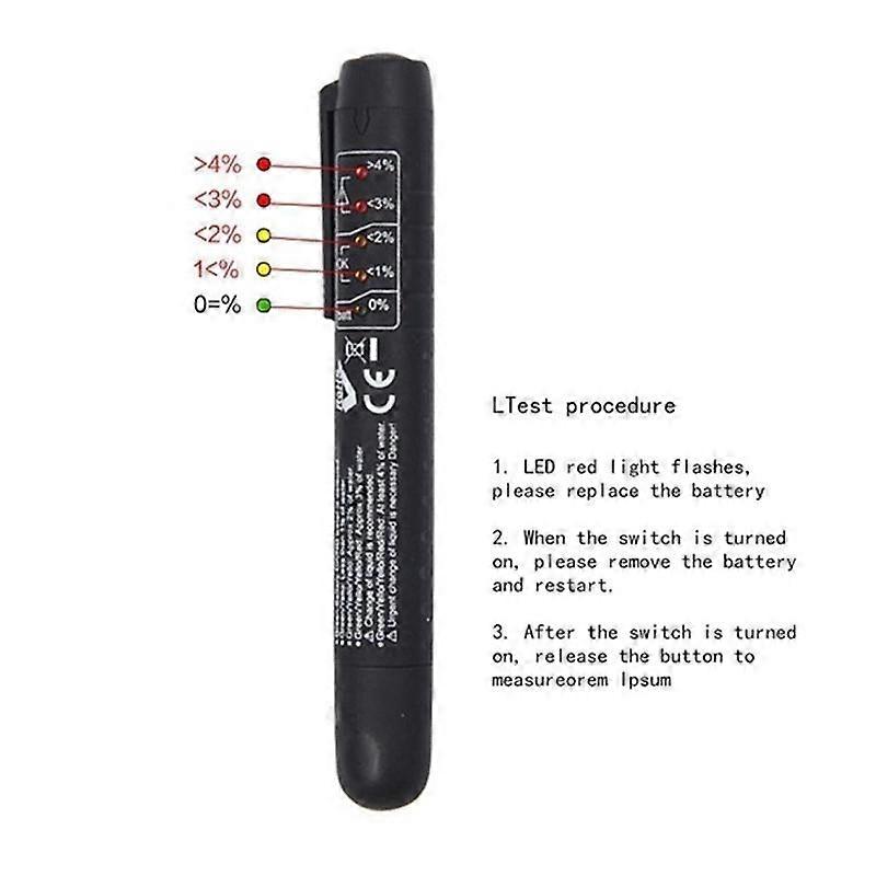 Maijiabao Car Brake Fluid Oil Tester Pen 5 Led Indicator Auto Vehicle Testing Tools Kit