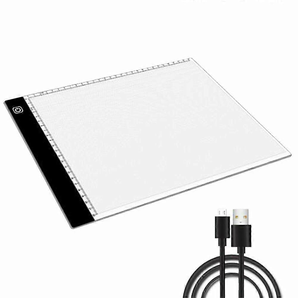 A4 LED Leuchtkasten Tracing Zeichenbrett Kunst Design Pad Kopie Leuchtkasten Tag & Licht