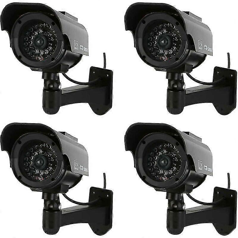 Dummy Cameras,dummy Security Surveillance Cctv Dome Cameras With Solar Panel And Led Flashing Light,indoor Outdoor Use For Business Store Home Office