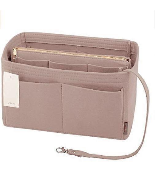 Wallet manager plug-in felt bag handbag shaper khaki