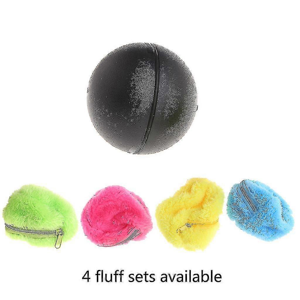 Cat Ball Toy Interactive Smart Balls Rolling Furry Kitten Electric Kicker