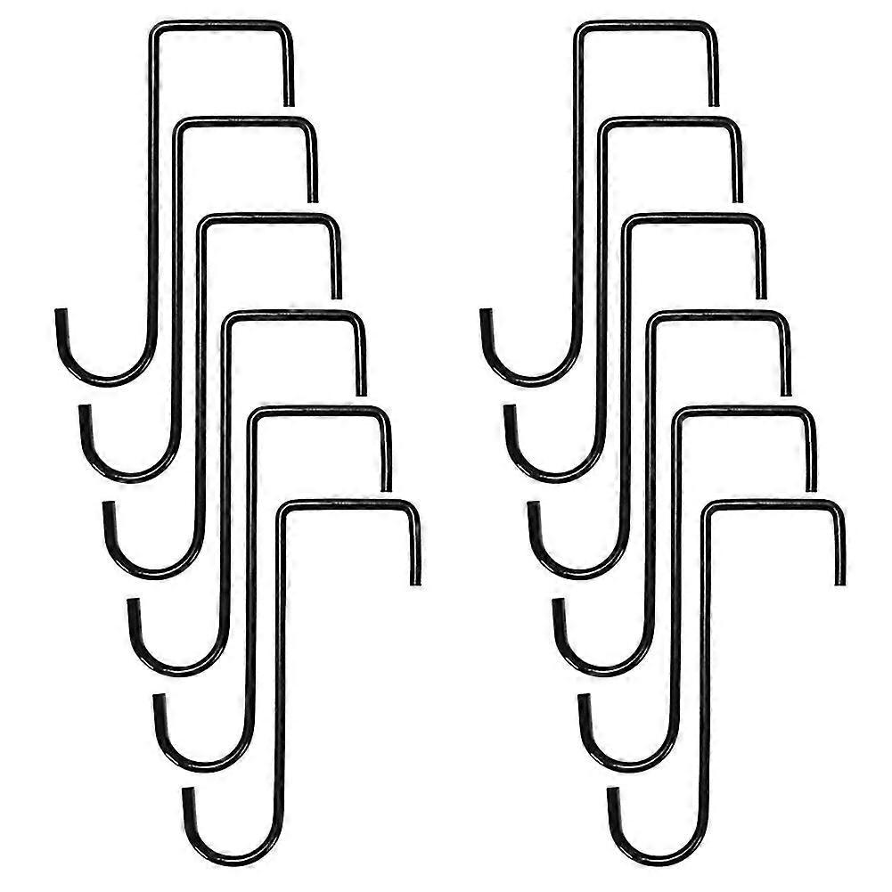 12pcs Hooks Hangers Garden Over Fence Hooks For Hanging Baskets, Wall Hanging Fence Hooks For Light
