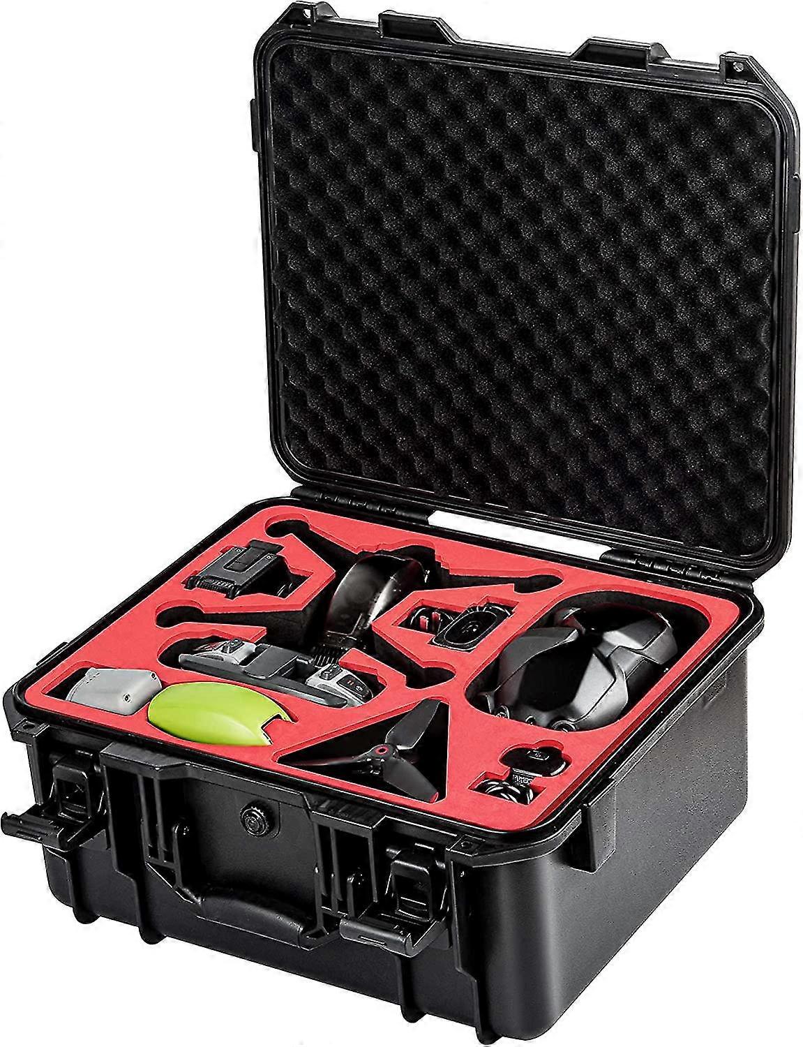 Fpv بدون طيار مقاوم للماء حالة صلبة ل Dji Fpv Combo / Dji Fpv Goggles / وحدة التحكم في الحركة & ملحقات الطائرات بدون طيار Fpv ، مضادة للتصادم مع الحماية