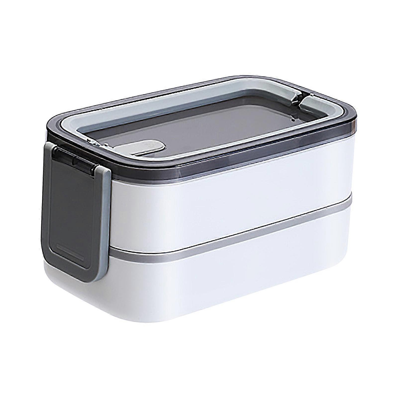 Plastik Lunchbox Konservierungsbox Mikrowelle Heizung Versiegelte Isolierung Lunchbox mit Geschirr