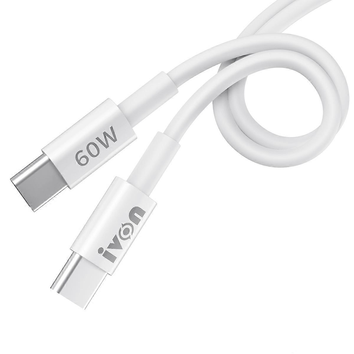 IVON CA203 1m 60W Type-C to Type-C Fast Charging Cable