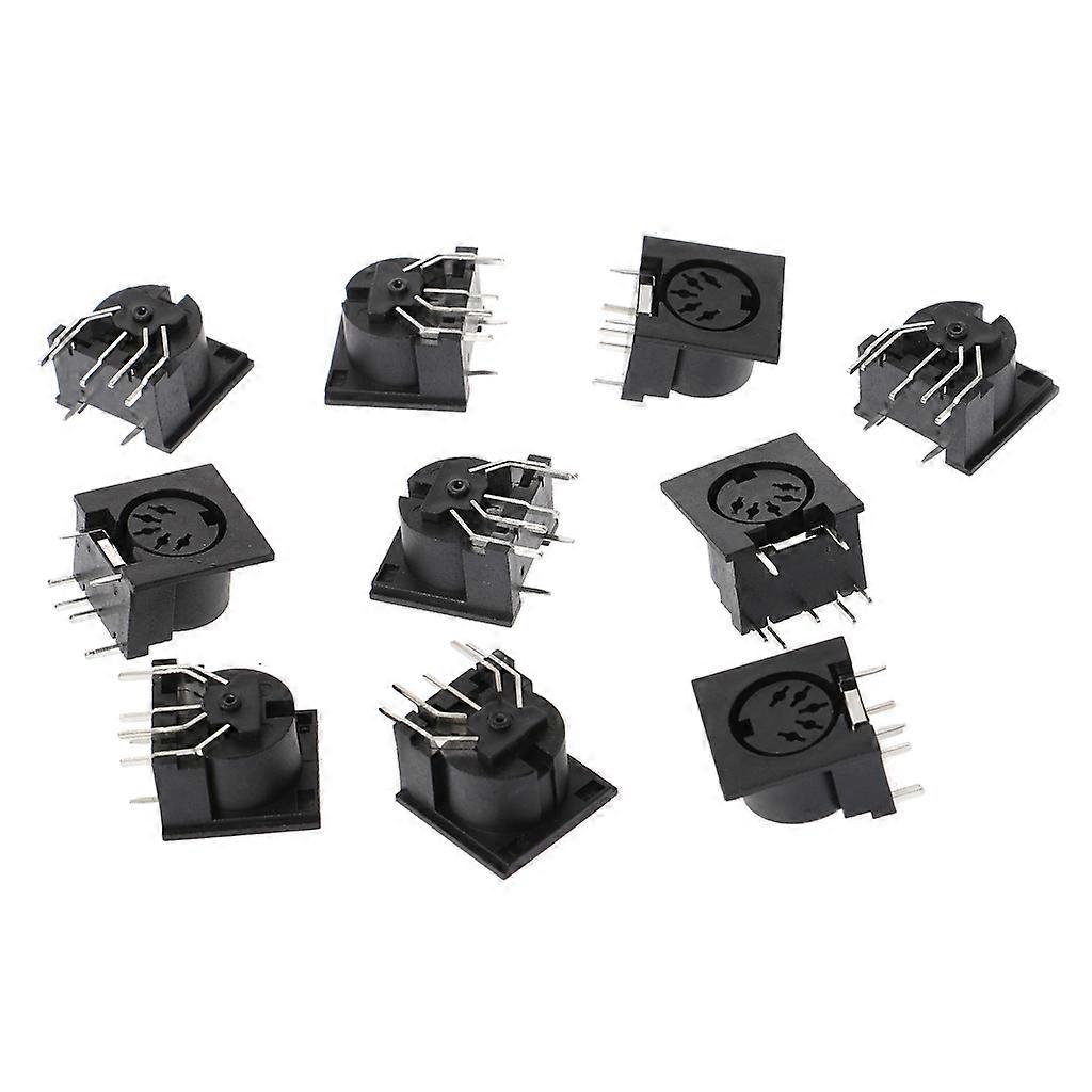 10 stuks/set PCB-paneel zet vrouwelijke connector DIN5 DIN 5-pins jack DS-5-01 MIDI op