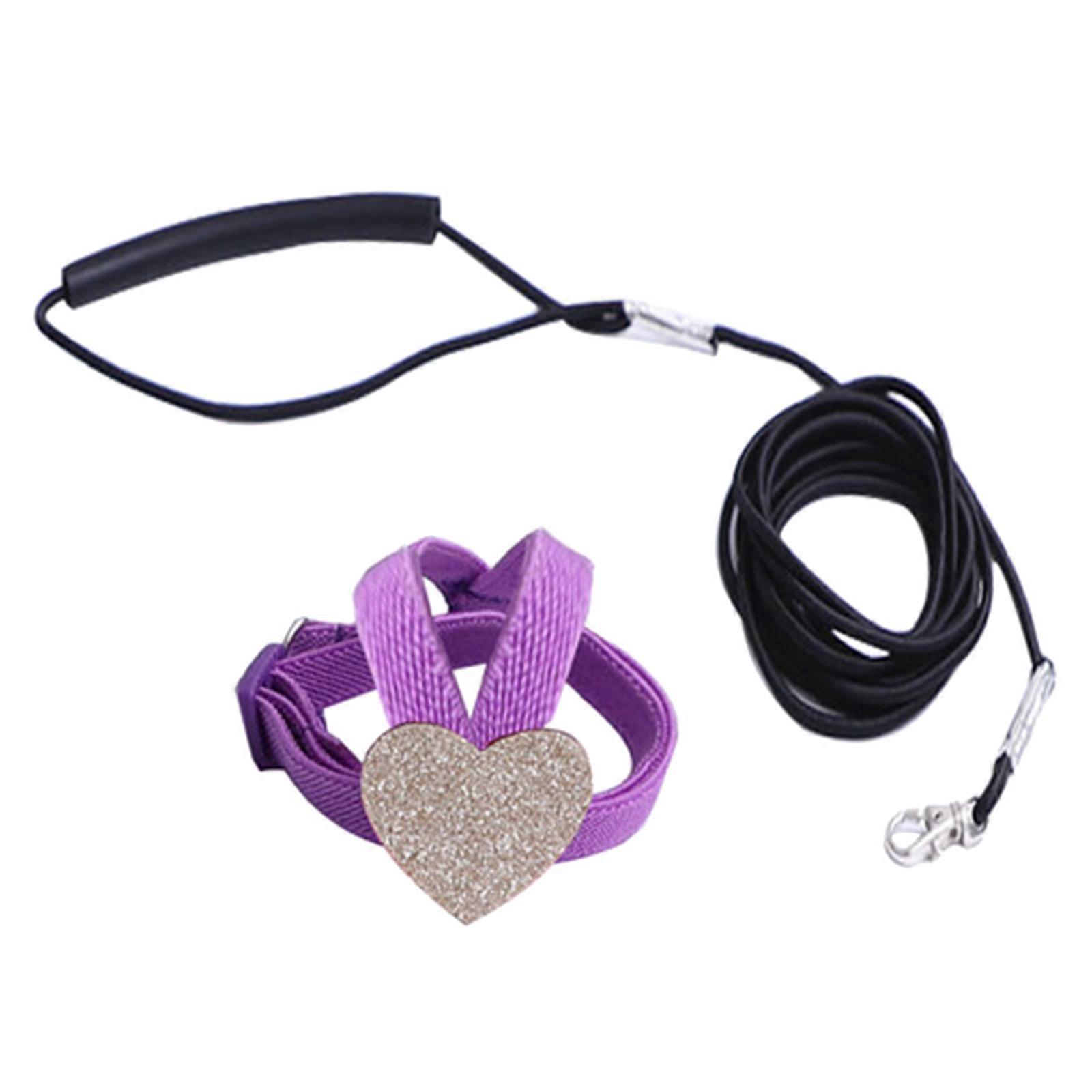 Adjustable Bird Harness Leash Parrot Flying Rope Training Traction Ropes