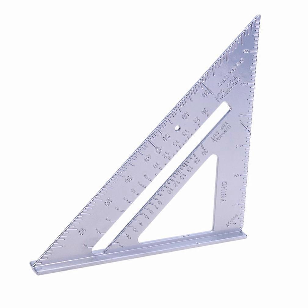 Triangle Square Ruler Aluminum Alloy Speed Protractor Square Measuring Ruler Miter For Framing Building Carpenter Measuring Tool