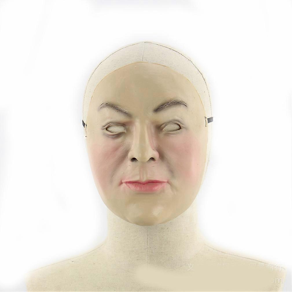 Scary Man Mask Latex Full Face Mask Halloween Cosplay Prop