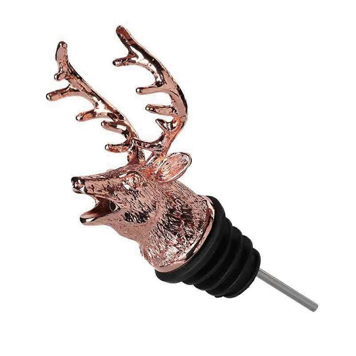 Wine Stopper Deer Champagne Vacuum Seal Kitchen Tools Bar Accessories Home Brewing Wine Making Barware Wine Dispenser C