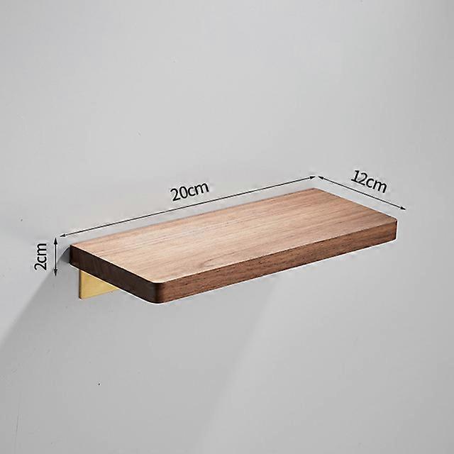 الحمام التبعي الجوز خشبية تخزين الجرف مرآة الجدار تخزين الجرف الحائط قطعة واحدة خالية من الحفر اليومية منشفة المنظم الجرف