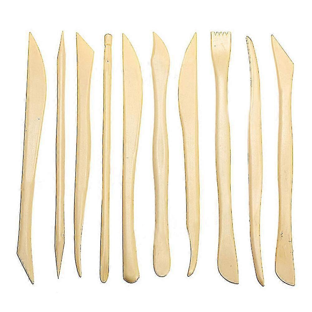 10pcs Carving Crafts Clay Sculpture Sharpen Modeling Little Figurines Pottery Tools Set