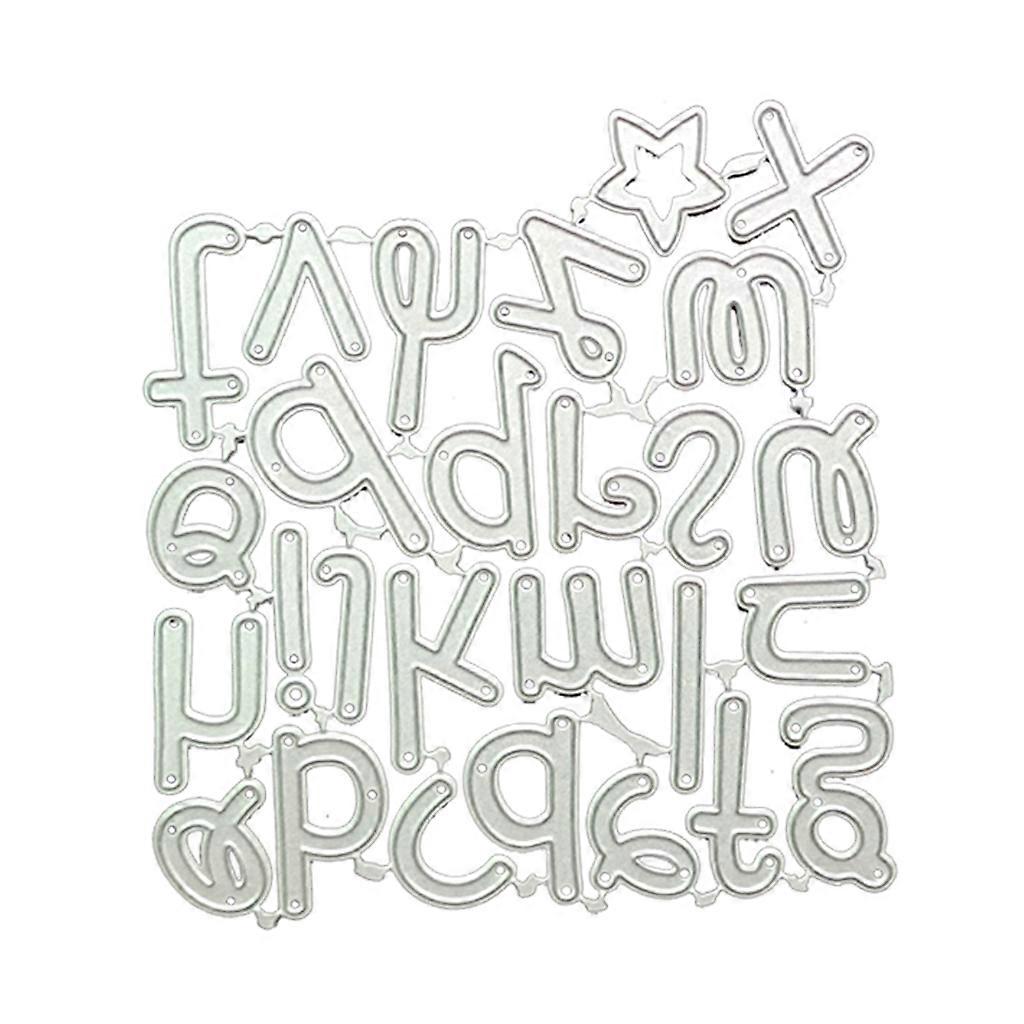 Cutting Die Template Letters Combining Embossing Puzzle Decorative Stencils