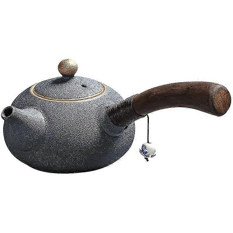 Ceramica Maniglia laterale Teiere Fatto a mano Set da tè in porcellana Bollitore domestico Cravatta Guanyin Oolong Teaware