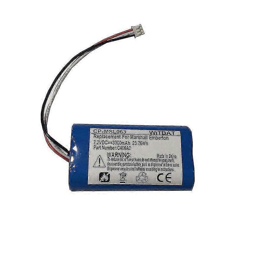 compatible with Marshall Marshall Emberton Bluetooth Audio Battery C406a2