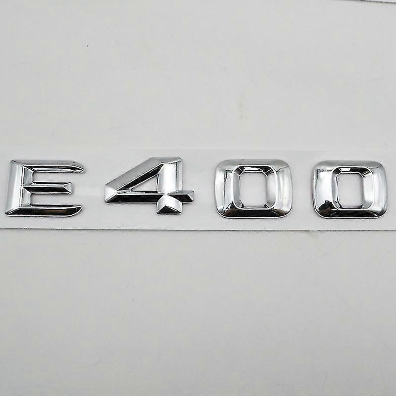 For W124 W211 E-class E63 E200 E220 E240 E250 E280 E420 E430 E450 E550 Trunk Rear Emblem Badge Chrome Letters