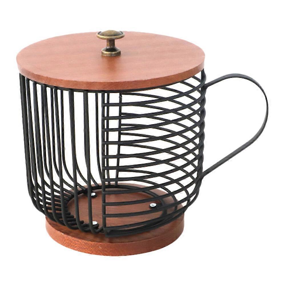 Kaffeekapseln Aufbewahrungskorb Kaffeepads Desktop-Organizer Kchenthekenkorb