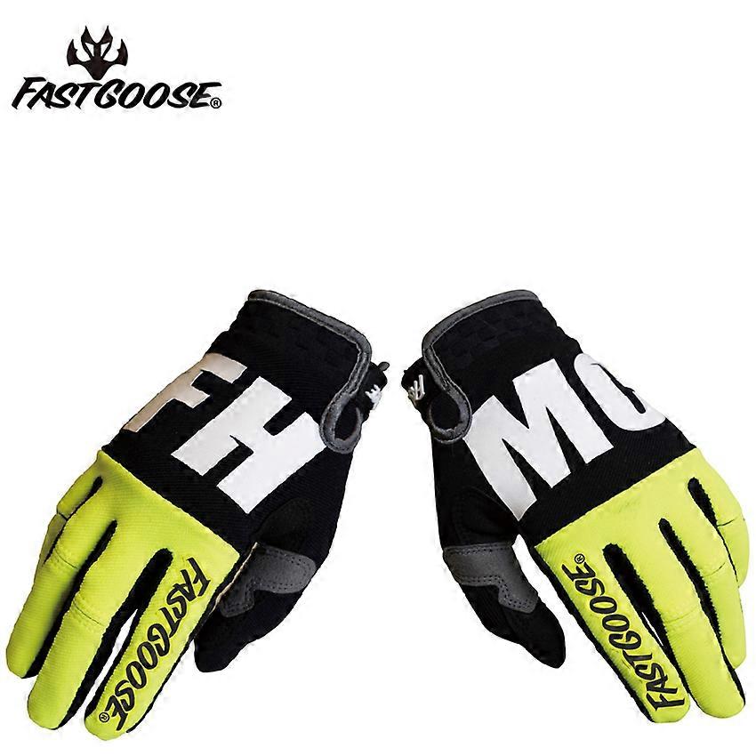 FASTGOOSE شاشة تعمل باللمس قفازات موتوكروس للدراجات النارية قفازات ركوب الدراجات النارية MX MTB على الطرق الوعرة سباقات الرياضة قفاز ركوب الدراجات