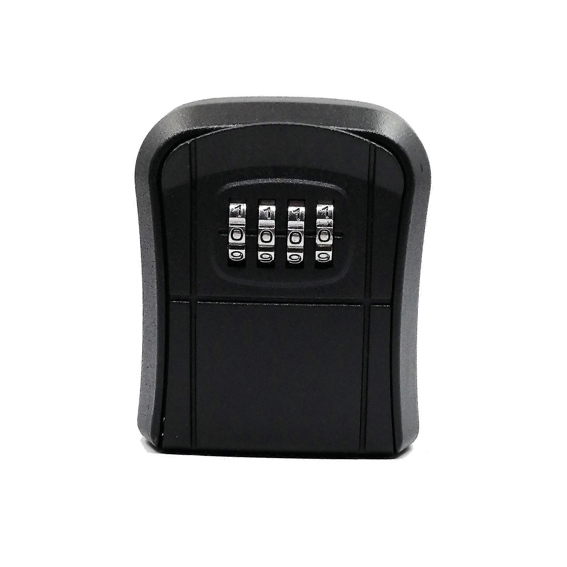 Key Box Wall Mounted Mini Key Safe Outdoor Key Box With Resettable 4-digit Numeric Code