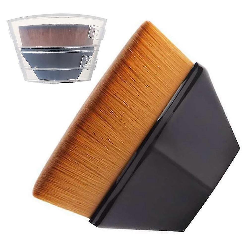Foundation Makeup Brush Flat Top Blush Powder Foundation Brush,black
