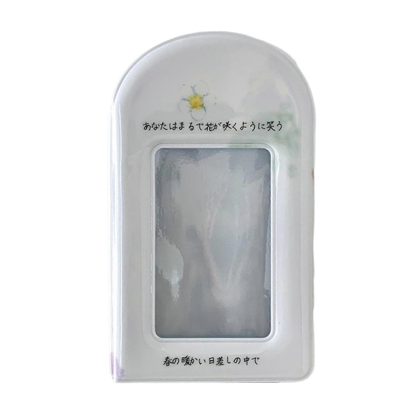 3 Inch Photo Album Inserted Type Transparent Inner 20 Pockets Square Hollow Idol Star Photo Storage Book Home Use QingHai