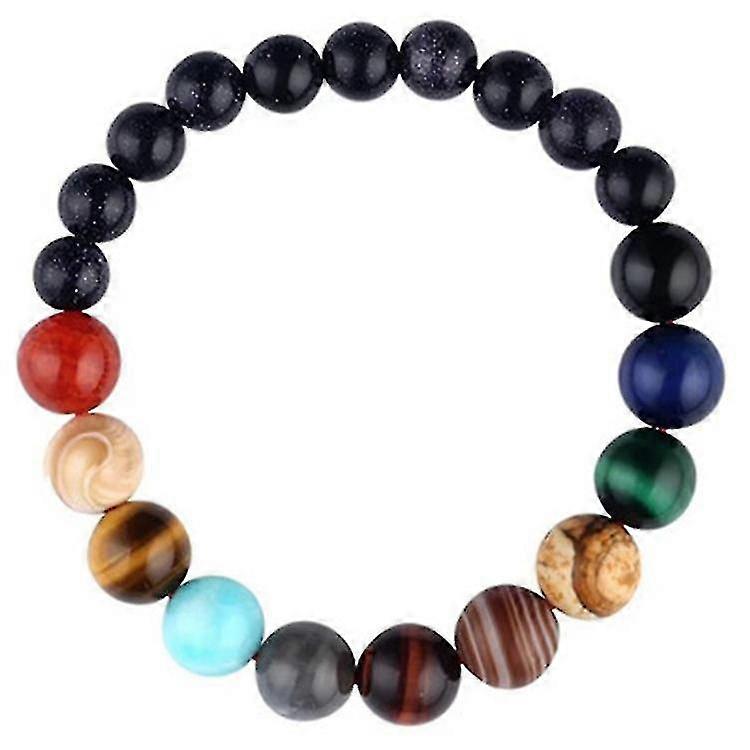 Pulsera de los Ocho Planetas Pulsera de Planetas Cósmicos