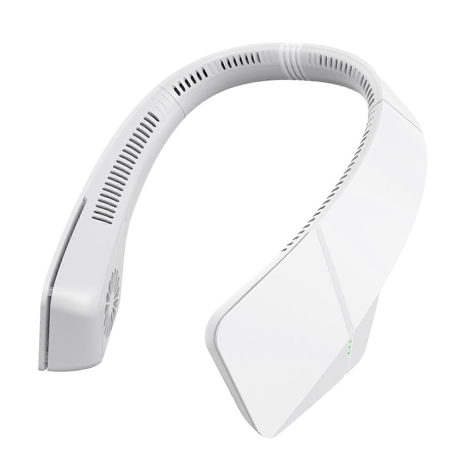 Adjustable Windpower Hanging Neck Fan (Grey)