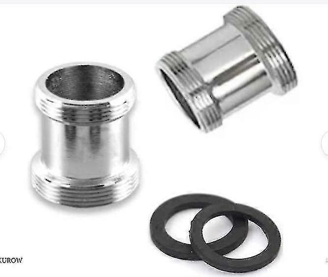 2 Sets Of Brass Faucet Adapters, 22 Mm Npt External Thread, Faucet Aerator Connector Of Sink Faucet, Water Filter Adapter (m20 M22) Wanke