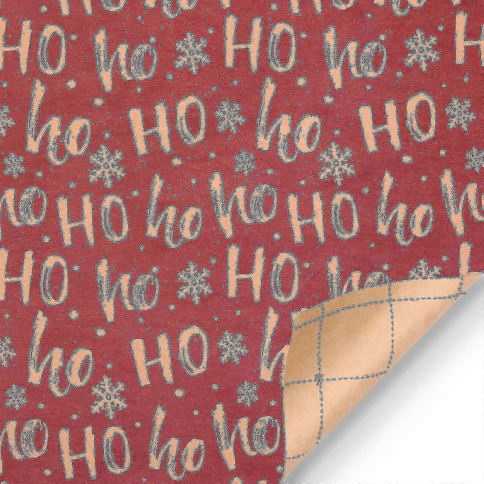 Christmas Wrapping Paper Christmas Elements Series Single Sided Wrappi