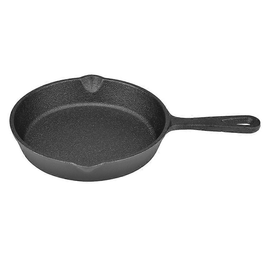 16cm/20cm Cast Iron Skillet Frying Pan, Non-Stick and Burnt Resistant