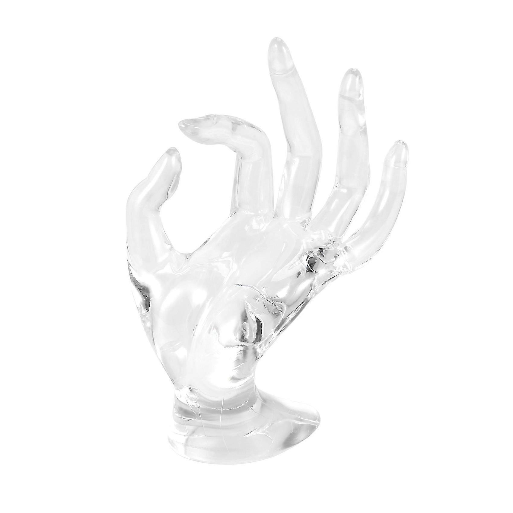 Håndsmykker Display H Blet Portable (gennemsigtig)