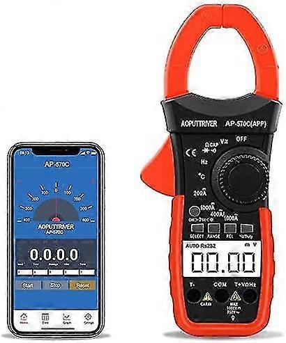 AP-570capp Zange Meter Bluetooth Digital Multimeter Voltmeter Auto Range Strom Tester, Spannung, Widerstand, Kapazität, Frequenz, Durchgang, Temp