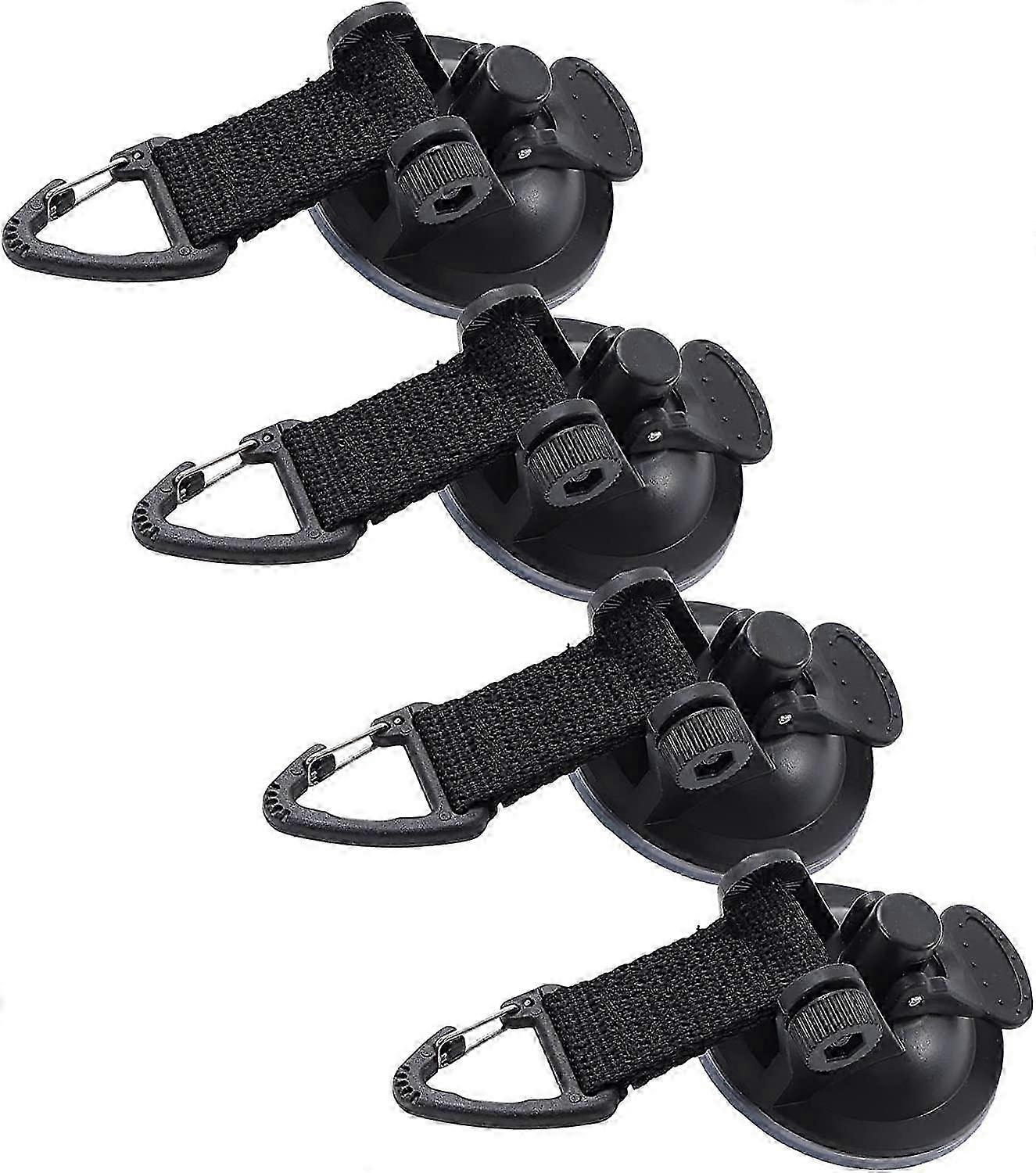 Car Tent Suction Cup, Heavy Duty Suction Cup High Strength Versatile High Grip Non-slip Fixed Action 4 Pieces for Automobile for Tabernacle